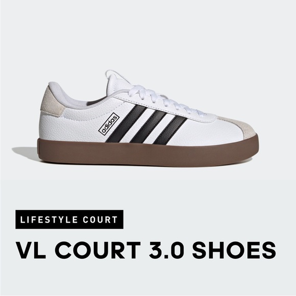 Adidas VL Court 3.0 shoe 7.5 - Picture 4 of 4